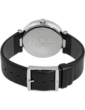  Shop Authentic Calvin Klein Sight Silver Dial Black Leather Strap Watch for Men - K1S21120 - Luxxuri
