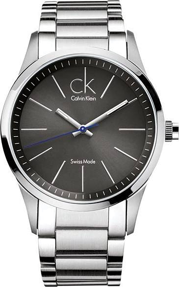  Shop Authentic Calvin Klein Bold Grey Dial Silver Steel Strap Watch for Men - K2241107 - Luxxuri