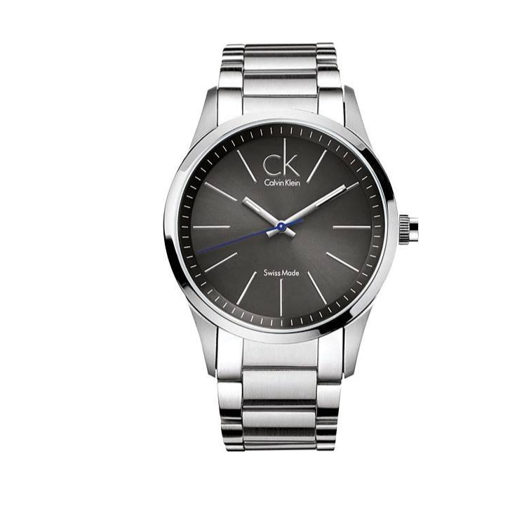 Shop Authentic Calvin Klein Bold Grey Dial Silver Steel Strap Watch for Men - K2241107 - Luxxuri
