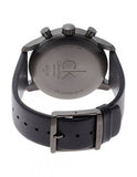 Shop Authentic Calvin Klein City Chronograph Grey Dial Black Leather Strap Watch for Men - K2G177C3 - Luxxuri