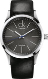  Shop Authentic Calvin Klein City Black Dial Black Leather Strap Watch for Men - K2G21107 - Luxxuri