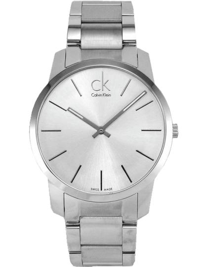  Shop Authentic Calvin Klein City Silver Dial Silver Steel Strap Watch for Men - K2G21126 - Luxxuri