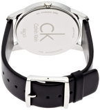  Shop Authentic Calvin Klein City Black Dial Black Leather Strap Watch for Men - K2G211C1 - Luxxuri
