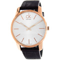  Shop Authentic Calvin Klein City White Dial Brown Leather Strap Watch for Men - K2G21629 - Luxxuri