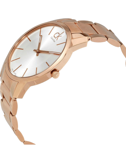 Shop Authentic Calvin Klein City White Dial Rose Gold Steel Strap Watch for Men - K2G21646 - Luxxuri