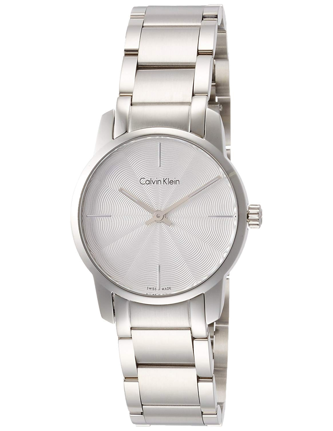  Shop Authentic Calvin Klein City White Dial Silver Steel Strap Watch for Women - K2G23146 - Luxxuri
