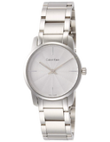  Shop Authentic Calvin Klein City White Dial Silver Steel Strap Watch for Women - K2G23146 - Luxxuri