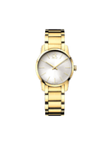  Shop Authentic Calvin Klein City White Dial Gold Steel Strap Watch for Women - K2G23546 - Luxxuri