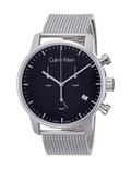  Shop Authentic Calvin Klein City Chronograph Black Dial Silver Mesh Bracelet Watch for Men - K2G27121 - Luxxuri