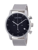  Shop Authentic Calvin Klein City Chronograph Black Dial Silver Mesh Bracelet Watch for Men - K2G27121 - Luxxuri