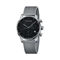  Shop Authentic Calvin Klein City Chronograph Black Dial Silver Mesh Bracelet Watch for Men - K2G27121 - Luxxuri