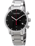 Shop Authentic Calvin Klein City Chronograph Black Dial Silver Steel Strap Watch for Men - K2G27141 - Luxxuri