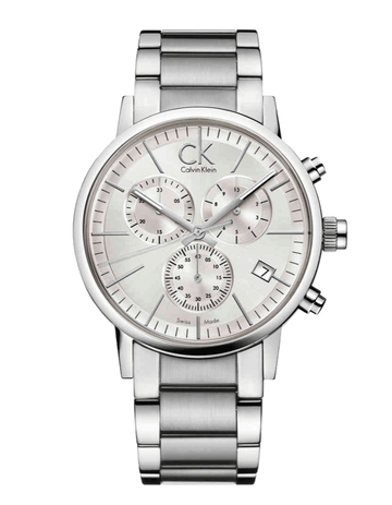  Shop Authentic Calvin Klein City White Dial Silver Steel Strap Watch for Men - K2G27146 - Luxxuri