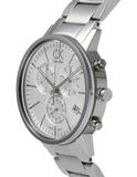  Shop Authentic Calvin Klein City White Dial Silver Steel Strap Watch for Men - K2G27146 - Luxxuri