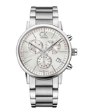 Shop Authentic Calvin Klein City White Dial Silver Steel Strap Watch for Men - K2G27146 - Luxxuri
