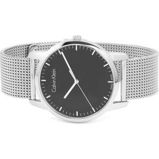  Shop Authentic Calvin Klein City Chronograph Black Dial Silver Mesh Bracelet Watch for Men - K2G2G121 - Luxxuri
