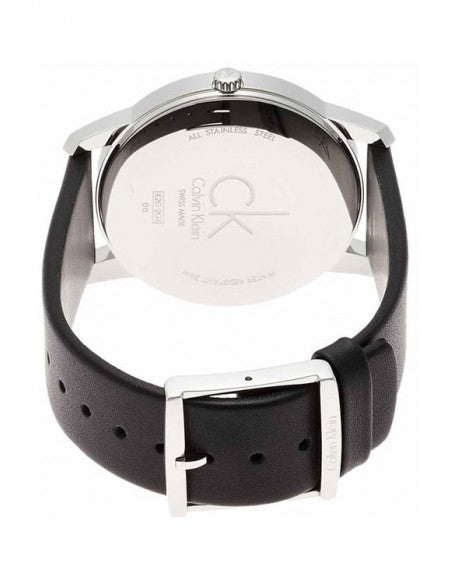  Shop Authentic Calvin Klein City Quartz Black Dial Black Leather Strap Watch for Men - K2G2G1C1 - Luxxuri
