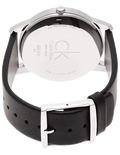  Shop Authentic Calvin Klein City White Dial Black Leather Strap Watch for Men - K2G2G1CD - Luxxuri
