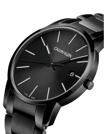  Shop Authentic Calvin Klein City Quartz Black Dial Black Steel Strap Watch for Men - K2G2G4B1 - Luxxuri