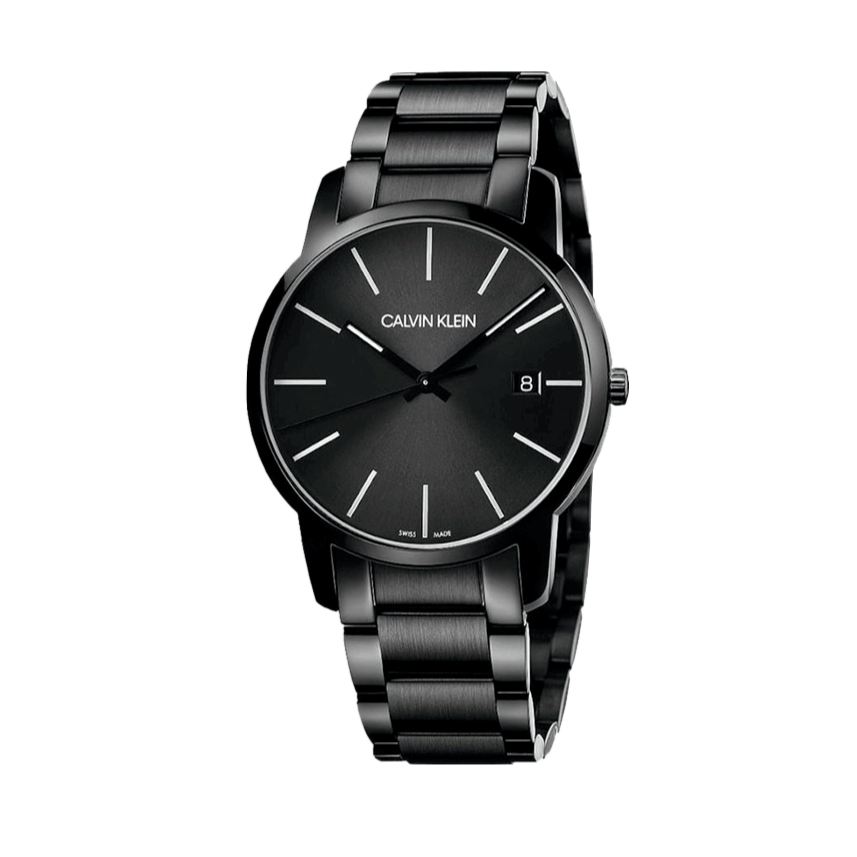  Shop Authentic Calvin Klein City Quartz Black Dial Black Steel Strap Watch for Men - K2G2G4B1 - Luxxuri