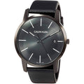  Shop Authentic Calvin Klein City Quartz Black Dial Black Leather Strap Watch for Men - K2G2G4CX - Luxxuri