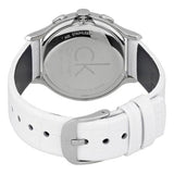  Shop Authentic Calvin Klein Skirt White Dial White Leather Strap Watch for Women - K2U291L6 - Luxxuri