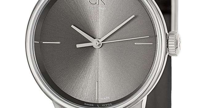  Shop Authentic Calvin Klein Accent Black Dial Black Leather Strap Watch for Women  - K2Y2Y1C3 - Luxxuri