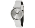  Shop Authentic Calvin Klein Accent White Dial White Leather Strap Watch for Women - K2Y2Y1K6 - Luxxuri