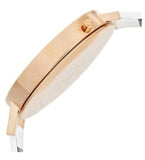  Shop Authentic Calvin Klein Equal Silver Dial White Leather Strap Watch for Women - K3E236L6 - Luxxuri