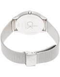  Shop Authentic Calvin Klein Minimal Silver Dial Silver Mesh Bracelet Watch for Men - K3M2112Z - Luxxuri