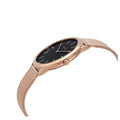  Shop Authentic Calvin Klein Minimal Black Dial Rose Gold Mesh Bracelet Watch for Men - K3M2162Y - Luxxuri