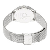  Shop Authentic Calvin Klein Minimal Grey Dial Silver Mesh Bracelet Watch for Women - K3M221Y3 - Luxxuri