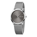  Shop Authentic Calvin Klein Minimal Grey Dial Silver Mesh Bracelet Watch for Women - K3M221Y3 - Luxxuri