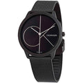  Shop Authentic Calvin Klein Minimal Black Dial Black Mesh Bracelet Watch for Men - K3M5145X - Luxxuri
