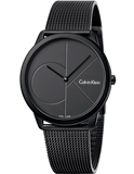  Shop Authentic Calvin Klein Minimal Black Dial Black Mesh Bracelet Watch for Men - K3M514B1 - Luxxuri
