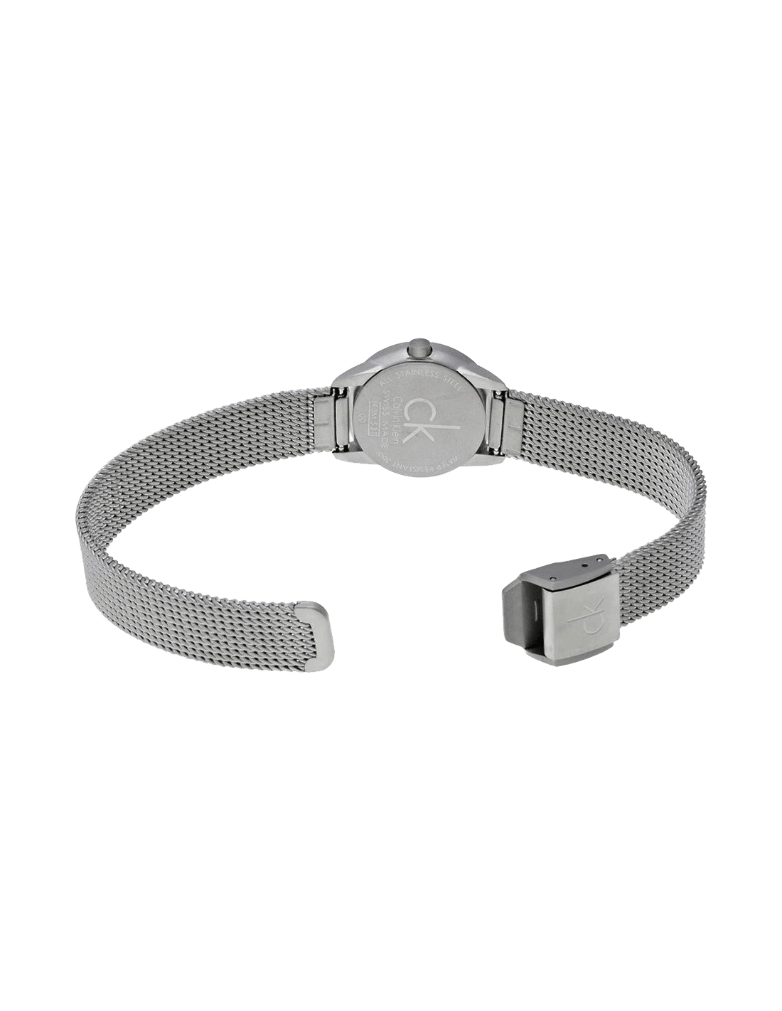  Shop Authentic Calvin Klein Minimal Black Dial Silver Mesh Bracelet Watch for Women - K3M53151 - Luxxuri