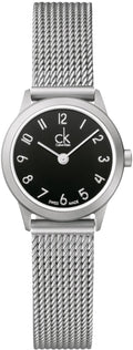  Shop Authentic Calvin Klein Minimal Black Dial Silver Mesh Bracelet Watch for Women - K3M53151 - Luxxuri