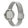  Shop Authentic Calvin Klein Firm Black Dial Silver Mesh Bracelet Watch for Women - K3N23121 - Luxxuri