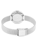  Shop Authentic Calvin Klein Firm White Dial Silver Mesh Bracelet Watch for Women - K3N23126 - Luxxuri