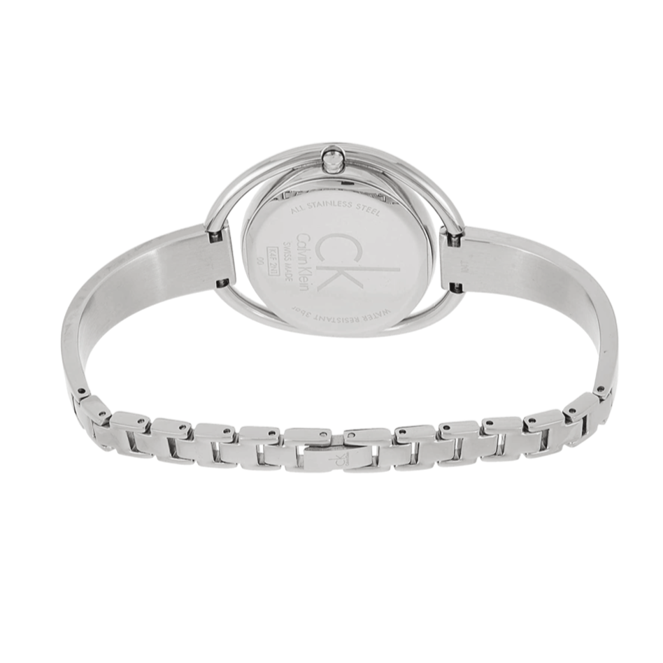  Shop Authentic Calvin Klein Impetuous Silver Dial Silver Steel Strap Watch for Women - K4F2N116 - Luxxuri