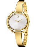  Shop Authentic Calvin Klein Impetuous White Dial Gold Steel Strap Watch for Women - K4F2N516 - Luxxuri