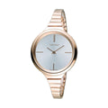  Shop Authentic Calvin Klein Lively White Dial Rose Gold Steel Strap Watch for Women - K4U23626 - Luxxuri