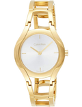  Shop Authentic Calvin Klein Class White Dial Gold Steel Strap Watch for Women - K6R23526 - Luxxuri