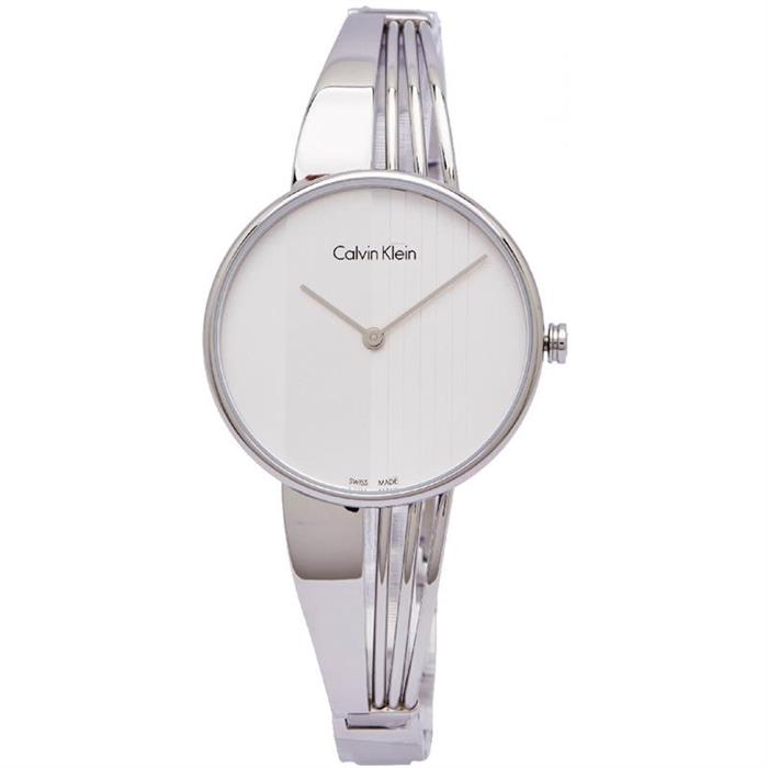  Shop Authentic Calvin Klein Drift Silver Dial Silver Steel Strap Watch for Women - K6S2N116 - Luxxuri