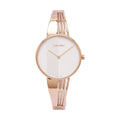  Shop Authentic Calvin Klein Drift White Dial Rose Gold Steel Strap Watch for Women - K6S2N616 - Luxxuri