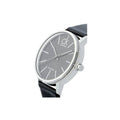  Shop Authentic Calvin Klein Minimal Black Dial Black Leather Strap Watch for Men - K7621107 - Luxxuri