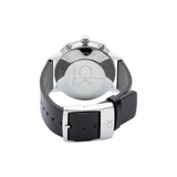  Shop Authentic Calvin Klein Post Minimal Chronograph Black Dial Black Leather Strap Watch for Men - K7627107 - Luxxuri