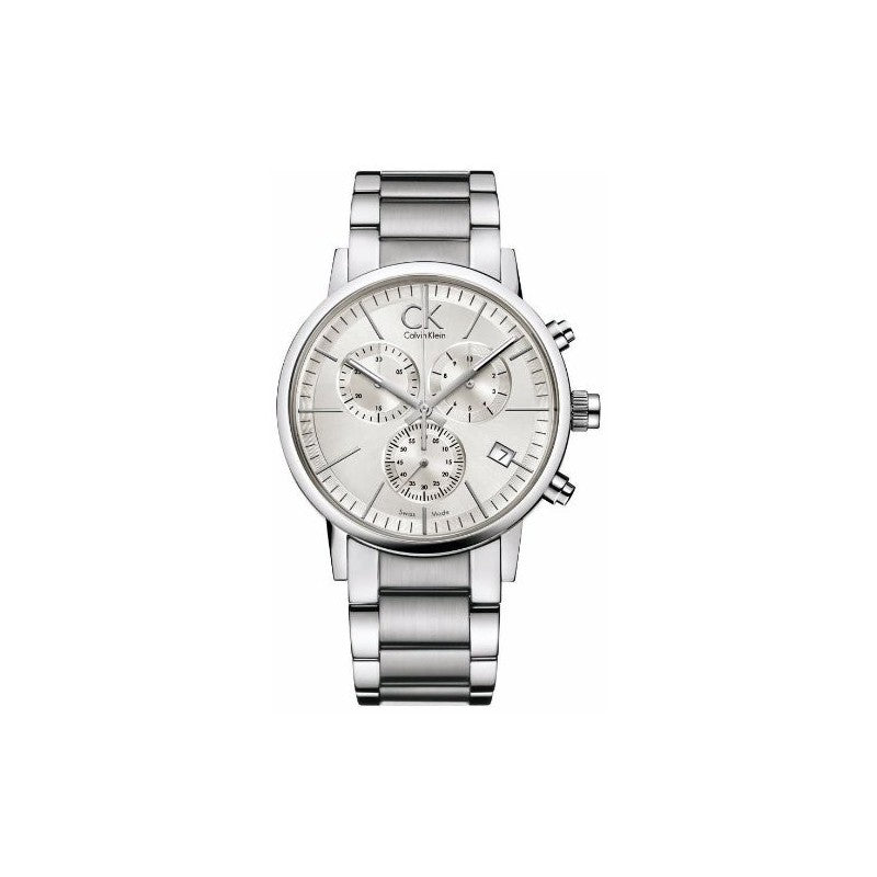  Shop Authentic Calvin Klein Post Minimal White Dial Silver Steel Strap Watch for Men - K7627126 - Luxxuri