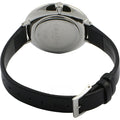  Shop Authentic Calvin Klein Rise White Grey Dial Black Leather Strap Watch for Women - K7A231C3 - Luxxuri