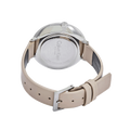  Shop Authentic Calvin Klein Rise White Beige Dial Beige Leather Strap Watch for Women - K7A231XH - Luxxuri